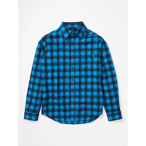 Marmot Bodega Shirts For Mens Blue ZUP917063